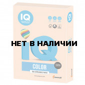 Бумага цветная для принтера IQ Color А4, 160 г/м2, 250 листов, темно-кремовая, SA24