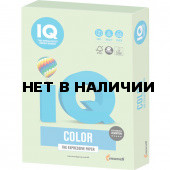 Бумага цветная для принтера IQ Color А4, 160 г/м2, 250 листов, зеленая, MG28