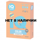 Бумага цветная для принтера IQ Color А3, 80 г/м2, 500 листов, оранжевая, OR43