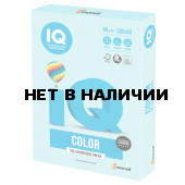 Бумага цветная для принтера IQ Color А3, 80 г/м2, 500 листов, светло-голубая, BL29