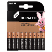Батарейки алкалиновые Duracell Basic LR03 (AAA) 18 шт 81483686 (453559)