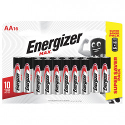 Батарейки алкалиновые Energizer Max LR06 (AA) 16 шт E301533101 (455106)
