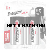 Батарейки алкалиновые Energizer Max LR20 (D) 2 шт E301533400 (454660)