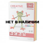 Бумага цветная Creative Color А4, 80 г/м2, 250 листов, 5 цветов, БИpr-250r