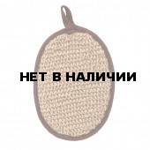 Мочалка из рами с хлопком Банные штучки оавльная 40361