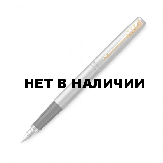 Ручка перьевая Parker Jotter Stainless Steel GT с позолотой 2030948