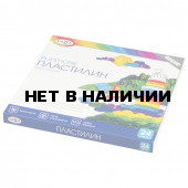 Пластилин классический Гамма Классический 24 цвета 480 г со стеком 281036