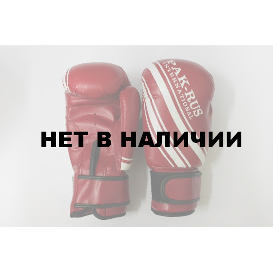 Перчатки боксерские детские Pak Rus, искусственная кожа, 4 OZ, (красные) PR-128888