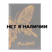 Обложка на паспорт Befler Бабочка из натуральной кожи O.14.-11
