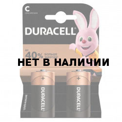 Батарейки алкалиновые Duracell Basic LR14 (С) 2 шт (450428)