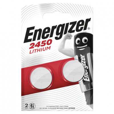 Батарейки литиевые Energizer CR2450 2 шт E300830702 (452219)