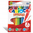 Фломастеры суперсмываемые Carioca Doodles 24 цвета 42315
