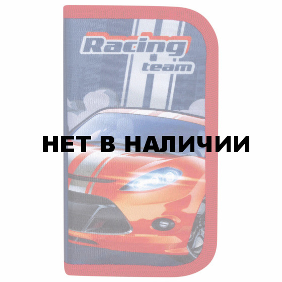 Пенал школьный Юнландия Racing Team 2 отделения 229159