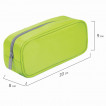 Пенал косметичка Brauberg King Size Neon Green 229020