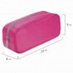 Пенал косметичка Brauberg King Size Neon Pink 229019