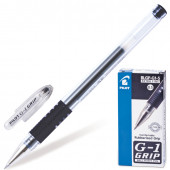 Ручка гелевая с грипом Pilot G-1 Grip линия 0,3 мм черная BLGP-G1-5