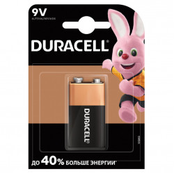 Батарейка алкалиновая Duracell Basic 6LR61 (Крона) 1 шт (450427)