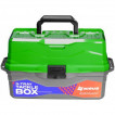 Ящик для снастей Nisus Tackle Box трехполочный зеленый N-TB-3-G