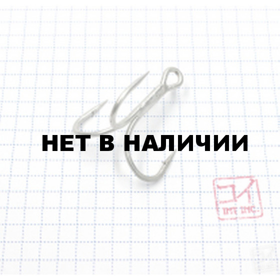 Крючок Koi 6066 № 2/0, MT, тройник (10 шт.) KH3341-2/0MT