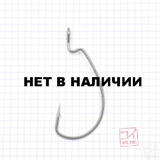 Крючок Koi Magna Super Lock Worm № 12/0, BN, офсетный (2 шт.) KH6231-12/0BN
