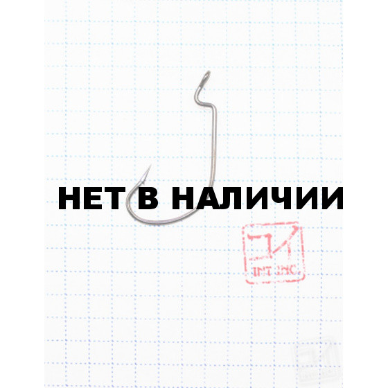 Крючок Koi Offset Worm № 1/0, BN, офсетный (10 шт.) KH6201-1/0BN