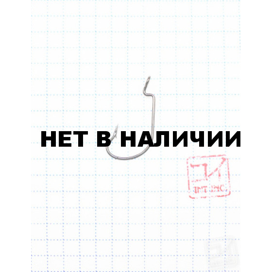 Крючок Koi Offset Worm № 2, BN, офсетный (10 шт.) KH6201-2BN