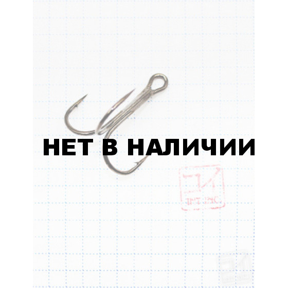 Крючок Koi Round Treble № 1/0, BN, тройник (5 шт.) KH3295-1/0BN