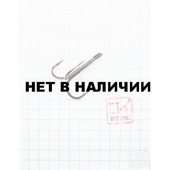Крючок Koi Round Treble № 2, BN, тройник (10 шт.) KH3291-2BN