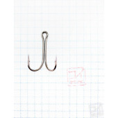 Крючок Koi Short Double Hook № 1, BN, двойник (10 шт.) KH2311-1BN