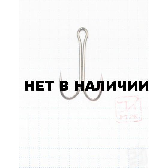 Крючок Koi Short Double Hook № 2/0, BN, двойник (10 шт.) KH2311-2/0BN