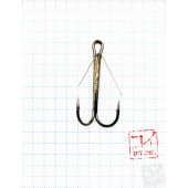 Крючок Koi Weedless Double Hook № 1, BN, двойник незацепляйка (5 шт.) KH2325-1BN