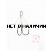 Крючок Koi Weedless Double Hook № 1/0, BN, двойник незацепляйка (5 шт.) KH2325-1/0BN