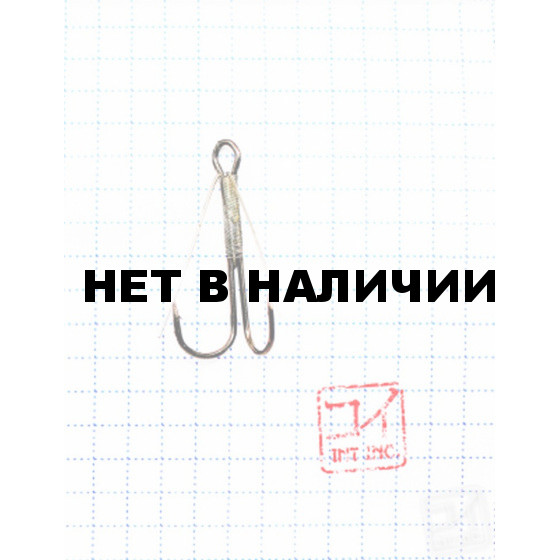 Крючок Koi Weedless Double Hook № 4, BN, двойник незацепляйка (5 шт.) KH2325-4BN