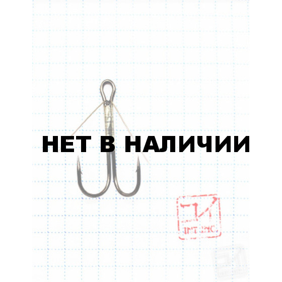 Крючок Koi Weedless Double Hook № 8, BN, двойник незацепляйка (5 шт.) KH2325-8BN