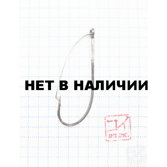 Крючок Koi Weedless Single Hook № 3/0, BN, незацепляйка (10 шт.) KH5241-3/0BN