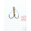 Крючок Koi Weedless Treble Hook № 1/0, BN, тройник незацепляйка (5 шт.) KH2335-1/0BN