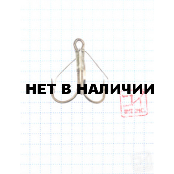 Крючок Koi Weedless Treble Hook № 1/0, BN, тройник незацепляйка (5 шт.) KH2335-1/0BN