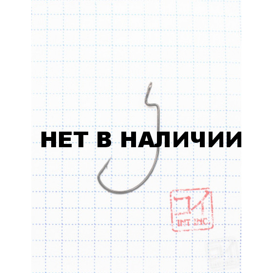 Крючок Koi Wide Range Worm № 2, BN, офсетный (10 шт.) KH6221-2BN