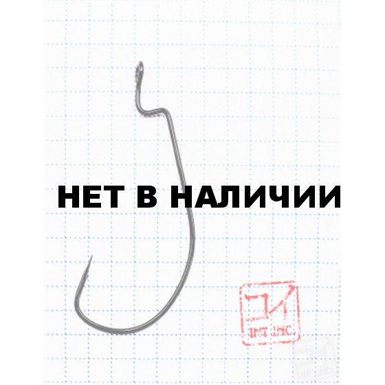 Крючок Koi Wide Range Worm № 4/0, BN, офсетный (10 шт.) KH6221-4/0BN