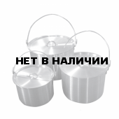Набор котелков с крышкой Tramp 4,8/9/13л алюминий TRC-086