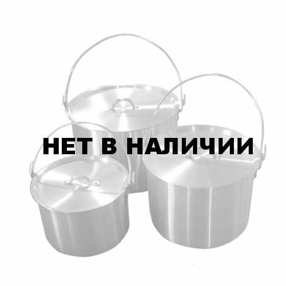 Набор котелков с крышкой Tramp 4,8/9/13л алюминий TRC-086