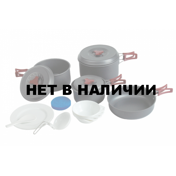 Набор туристической посуды Tramp алюминий TRC-026