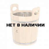 Запарник Банные Штучки с нержавеющей вставкой, липа 12 л 33218