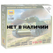 Сборная модель Звезда Средний советский танк Т-34/76 образца 1940 (1:100) 6101
