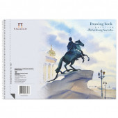 Альбом для рисования А5 Palazzo Петербургские тайны 40 листов, 160г/м2, на спирали АЛПт/А5