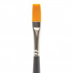 Кисть художественная Brauberg Art Classic синтетика жесткая, плоская, № 8, длинная ручка 200666