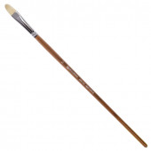 Кисть художественная Brauberg Art Classic щетина, овальная, № 12, длинная ручка 200732