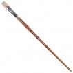 Кисть художественная Brauberg Art Classic щетина, плоская, № 14, длинная ручка 200719