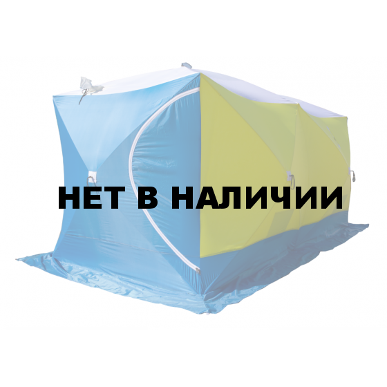 Палатка для зимней рыбалки Стэк Куб-3 трехслойная Дубль (дышащий верх)