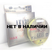 Шнур плетеный Shii Saido Akari 4X, 150 м, 0,370 мм, до 18,12 кг, yellow SBLA150-4X-36